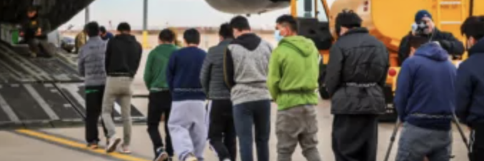 WATCH: Bluepilled Subhuman Garbage Loaded Onto Military Planes to be Sent Back to Their Shitholes!